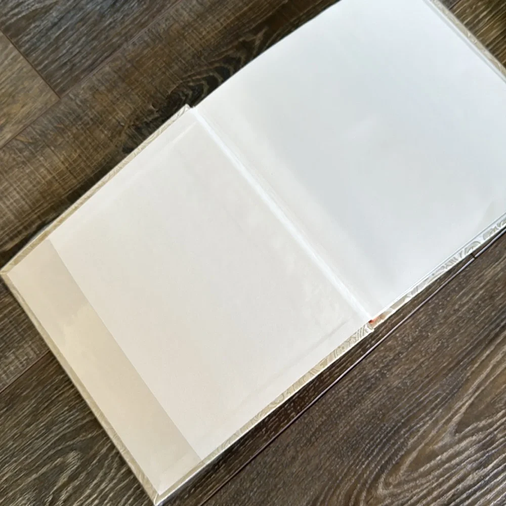 Sonoma Home Cream Paisley Photo Album - Set of 2